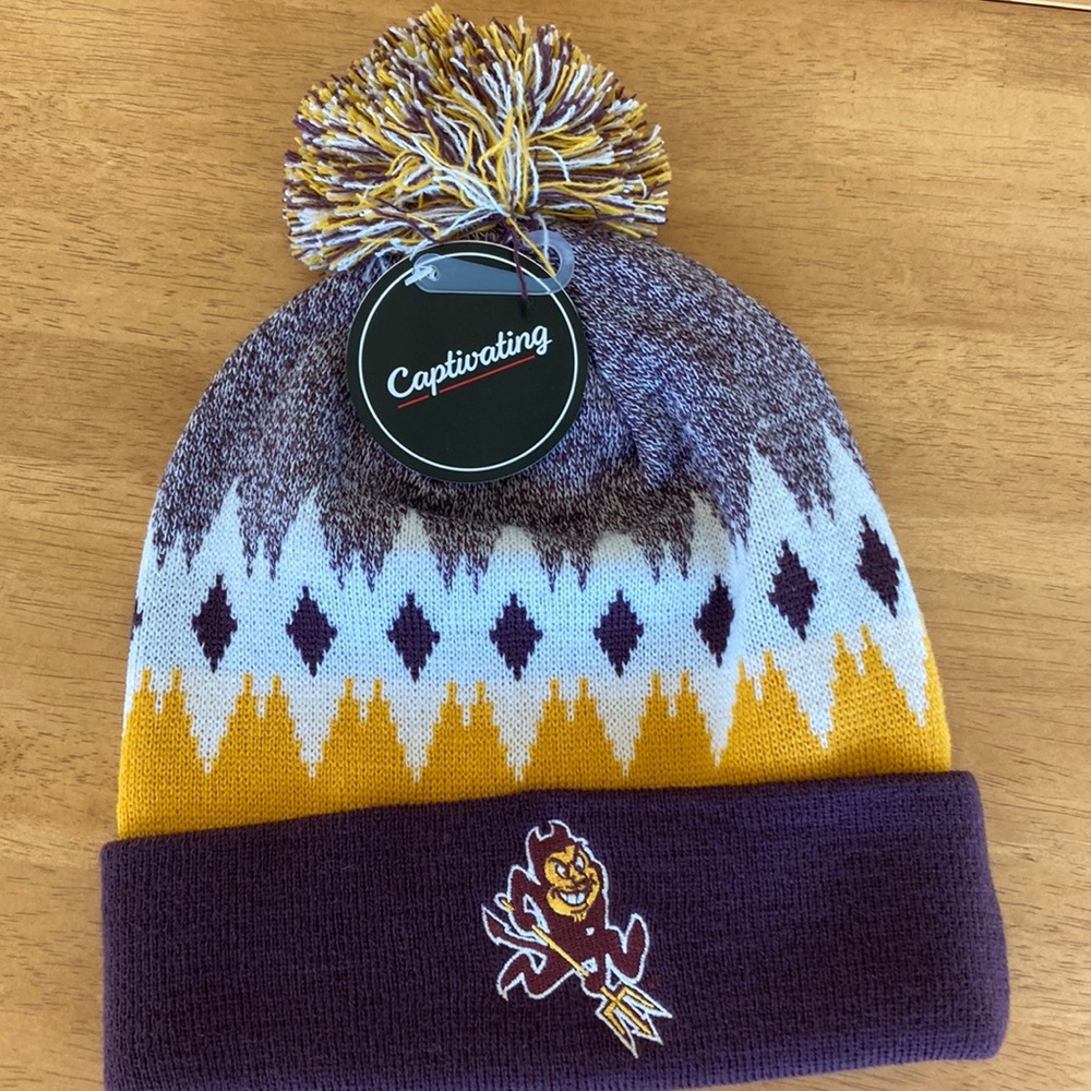 NWT ASU Beanie Cap